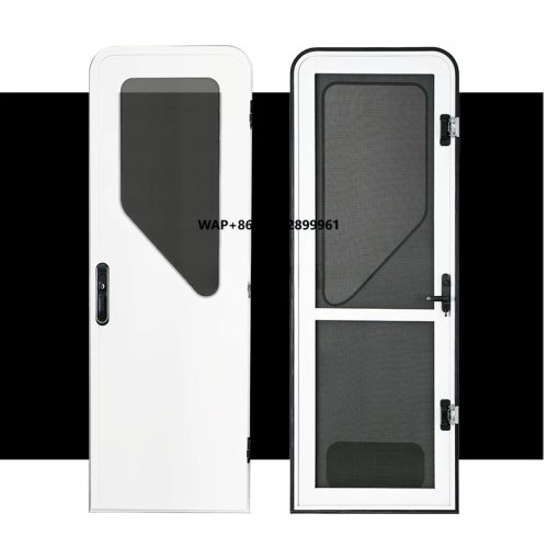 DC Series Aluminum Alloy Entry Door for Caravan, RV, Motorhome & Camper with 3-Point Electric Lock