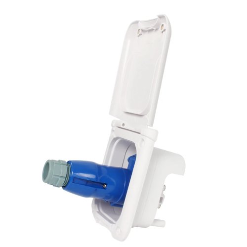 TYTXRV 16A Waterproof External Flush Mount Power Inlet Socket & Plug, 220-250V, White, Caravan RV Parts