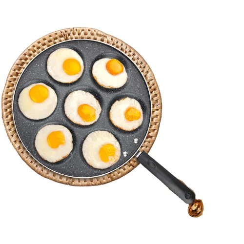 4/5/7-Hole Nonstick Egg Frying Pan, Pancake & Steak Pan, Thickened Omelet Breakfast Maker