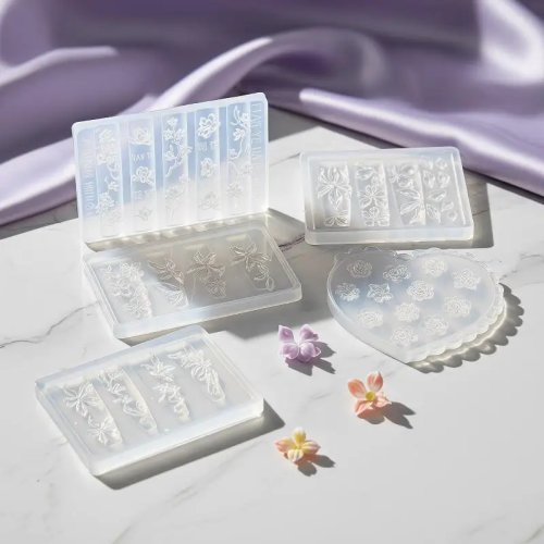 3D Flower Nail Art Silicone Molds – Reusable, Easy Demold, Lightweight, for DIY Manicure Decoration