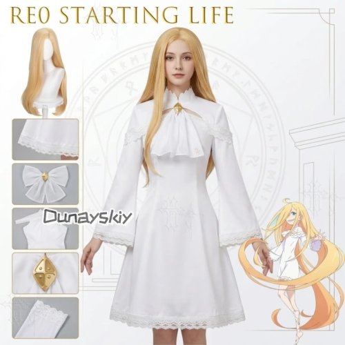 Re:Zero Starting Life in Another World Sin Archbishop Louis Arneb Cosplay Costume Full Set Anime Outfit for Comic Con Halloween