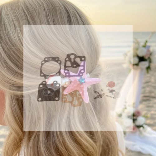 Stervormige Haarclips voor Vrouwen - Koreaanse Haarspelden, Casual Accessoire voor Dagelijks Gebruik en Hawaï