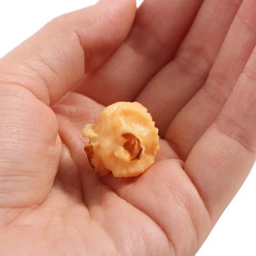 PVC Artificial Popcorn Miniature Model, Cute Lifelike Fake Food Desk Decoration Accessory