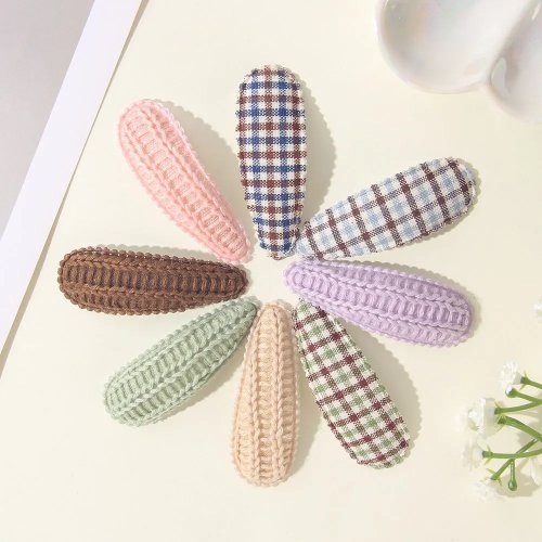 Cute Printed Snap Hair Clips for Girls - Kids Barrettes