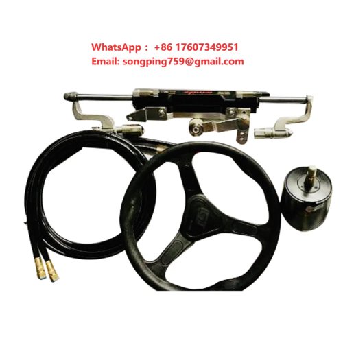 ZAO350 300HP Hệ Thống Lái Thủy Lực Bằng Thép Cho Động Cơ Gắn Ngoài với Xi Lanh, Bơm và Ống cho Du Thuyền