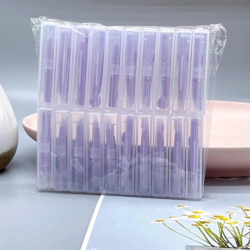 Colorful Minimalist Contact Lens Case with Tweezers - Perfect for Travel and Daily Use