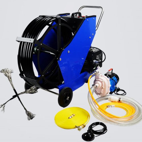 Efficient Trash Chute Cleaning Machine with Water Brushing