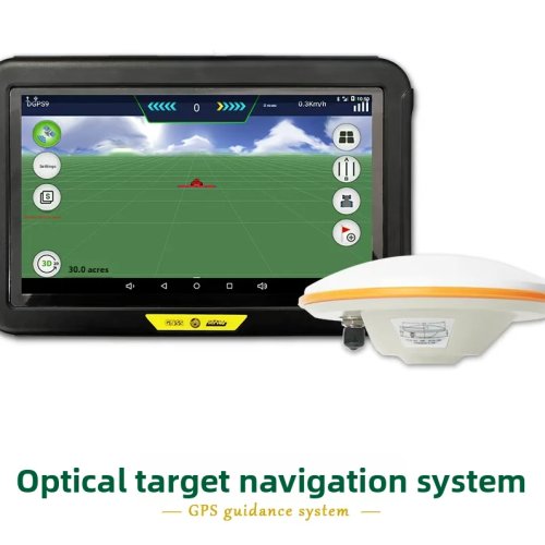 ระบบนำทาง GPS ความแม่นยำสูงสำหรับรถแทรกเตอร์ พร้อมพวงมาลัยอัตโนมัติและหน้าจอแสดงผล นำทางเส้นตรงและเส้นโค้ง