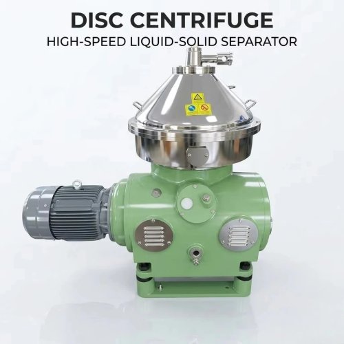 Centrífuga de discos para separación de caldo de fermentación de bacterias, levaduras y E. coli