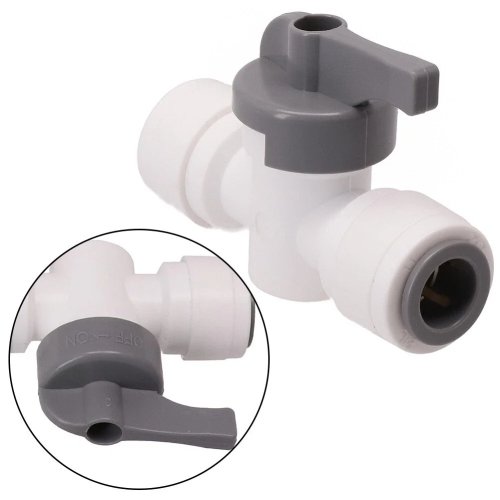 ジョンゲスト 12mm ホワイト プッシュフィット 止水弁 ストップタップ キャラバン モーターホーム ボート キャンピングカー RV 部品