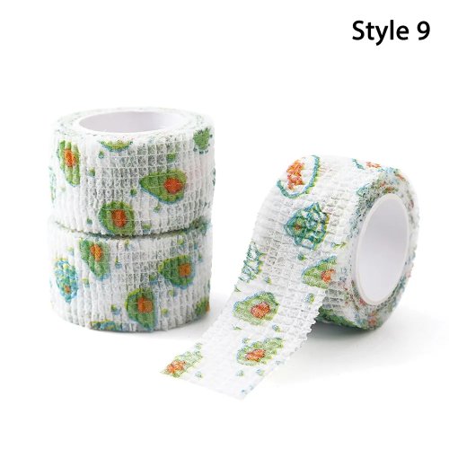 1pc Wide Finger & Nail Protection Bandage Breathable Sports Wrap Tape for Badminton Palm/Wrist Elastic Cohesive Bandage
