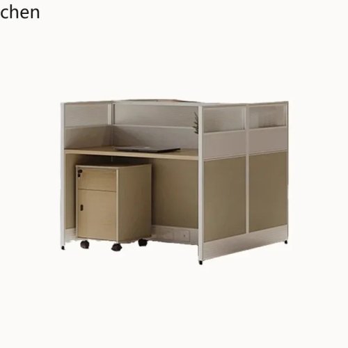 TQH7.2 Modern Simple Desk Screen with E-Shape Card Slot & L-Shape Card Holder for Employees