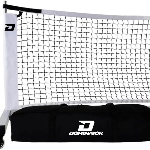 Standard Portable Pickleball Net - Indoor/Outdoor Regulation Pickleball Net - USAPA Compliant Pickleball Net on Wheels