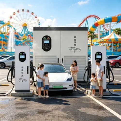 Nanclee 160kW 180kW Chargeur Rapide DC Commercial Double Pistolet CCS2 GBT Borne de Recharge pour VE Montée au Sol CE pour Autoroute