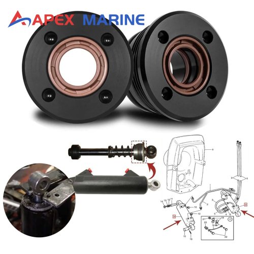 2 Piezas Kit de Reparación de Cilindro de Trim RAM para Volvo Penta 290 DP DP-A DP-B SP-A - Reemplazo 3860881 872612 872837 0872837 0768665