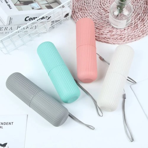Portable Travel Toothbrush and Toothpaste Holder Case - Camping Storage Box, Protects from Dirt & Damage