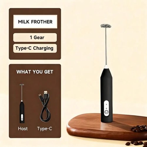 Handheld Electric Mixer, Egg Beater, Milk Frother for Coffee Latte Cappuccino and Matcha, Kitchen Gadget