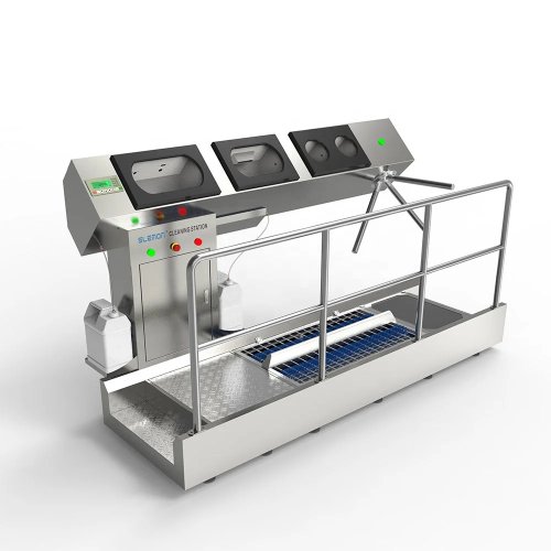 Smart Hand and Shoe Hygiene Station – Sanitizing Cleaning Equipment