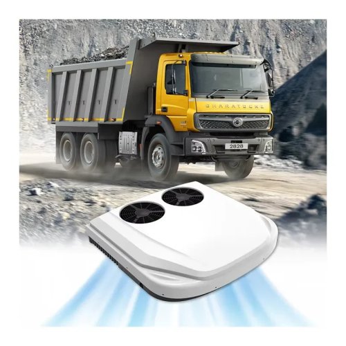 New 12V/24V Electric Roof Air Conditioner for Trucks & RVs – Auto Parking AC Unit for Truck, Car & RV Roof