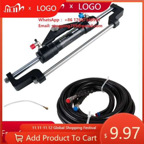ระบบพวงมาลัยไฮดรอลิกอะลอยใหม่สำหรับเครื่องยนต์นอกเรือ 90HP/150HP/300HP | ปั๊มเฮล์มและชุดกระบอกสูบทางทะเล