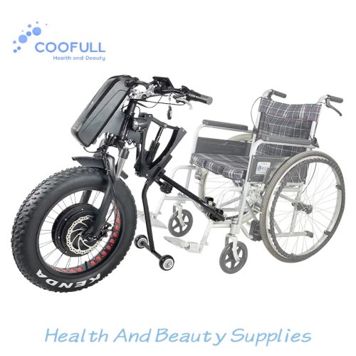 Coofull Ary Medical AY-DJ20inch 48V 1200W Handbike Électrique, Accessoire d'Assistance pour Fauteuil Roulant avec Batterie Amovible 35-50Km/h