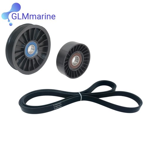 بكرة شد سير مزدوج Mercruiser V6 V8 8M S6500024 4.3-6.2 لتر MPI 862087A1 865598 864625T 865615Q03