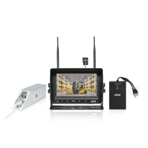 IP69K Waterproof Wireless Forklift Camera with Laser Light Safety System for Warehouse Electric Forklifts