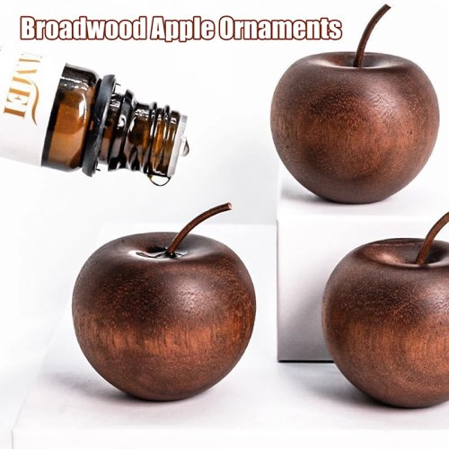 Gevormde geurige houten diffuser voor thuis, yoga en auto - Aromatherapie essentiële olie ornament, betaalbare houtgeur (1/3 st.)