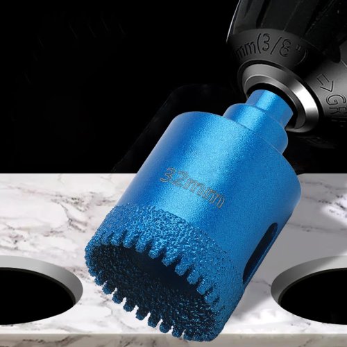 Brazed Hole Opener Drill Bit for Glass & Hard Materials - Precision Cutting