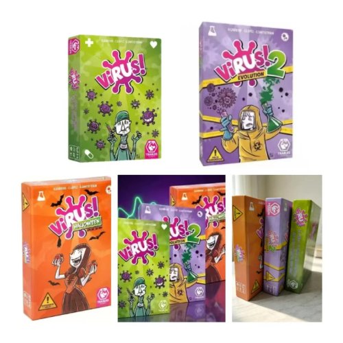 Virus Kaartspel Serie 1 & 2 - Strategisch Partyspel voor Familie, Volwassenen en Jongeren
