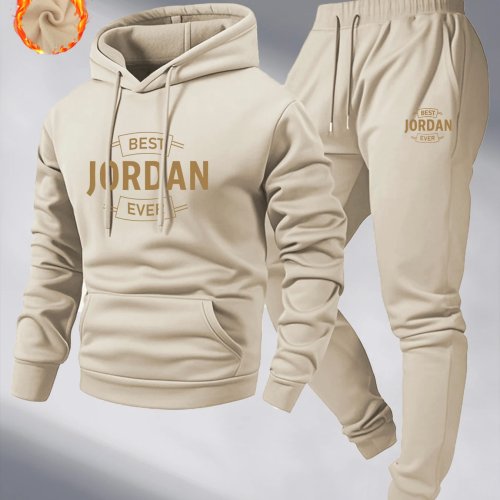 1977 Estilo Hip Hop Conjunto Deportivo con Capucha para Hombre y Mujer, Set de 2 Piezas Sudadera y Pants Casual, Ropa Deportiva