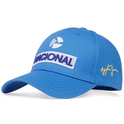 Ayrton Senna Racing Embroidered Baseball Cap - Outdoor Sun Protection