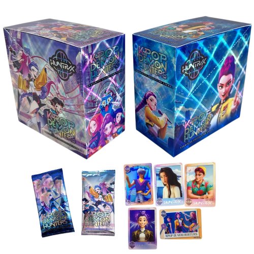 Anime Girls Lumi Mila Zoi Hunters Theme Collectible Trading Cards Laser Holographic Shiny Foil Limited Edition Booster Box Gift