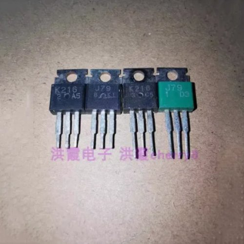 10 stuks (5 paar) 2SK216 2SJ79 K216 J79 TO-220 MOSFET origineel gedemonteerd