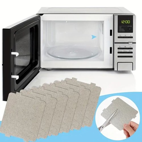 Placa de mica universal recortable para guía de ondas de microondas, repuesto para reparación de cocina, opción de paquete múltiple