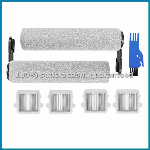 2 Roller Brushes & 4 HEPA Filters for F25 Vacuum Cleaner - A69M