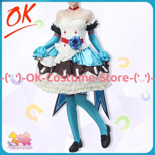 [Custom Size] Uma Musume Pretty Derby Yamanin Zephyr Cosplay Costume Racewear Outfit Halloween Carnival Party Uniform Suit