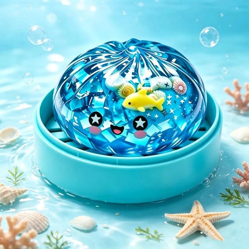 Ocean Series Squeeze Toys – Shark, Dumpling & Squid Sensory Stress Balls, Soft Slow-Rising Decompression Fidget Toys