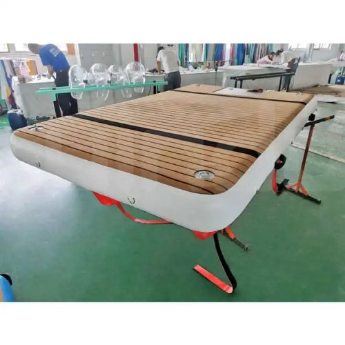 Drop-Stitch Inflatable Yacht Dock & Swim Platform – Roll-Up Floating Dock
