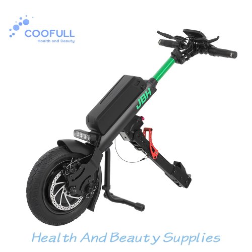 Coofull Elektrische Handbike Rolstoelopzet met Schijfrem en Lichtgewicht Aluminium Frame voor Gehandicapten