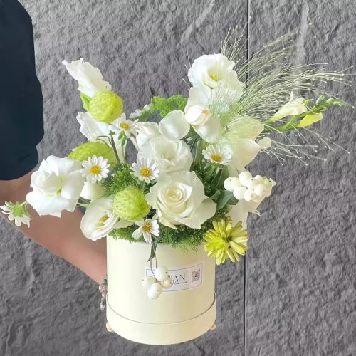 Kotak Kemasan Bunga Kecil, Bucket Rangkaian Bunga, Keranjang Bunga DIY, Tas Kertas Toko Bunga untuk Pernikahan & Ulang Tahun