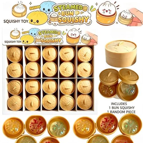 Fofo Pão de Cristal Mini Brinquedo Squeeze 1 Peça Retorno Lento Antiestresse Fidget Toy para Adultos Relaxamento no Escritório Presente de Aniversário
