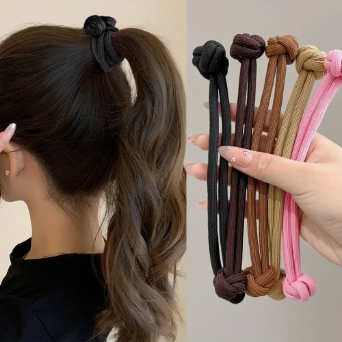 Women's High-Elasticity Stretch Scrunchie Hair Ties, Fashion Head Rope Scrunchie Hair Accessories