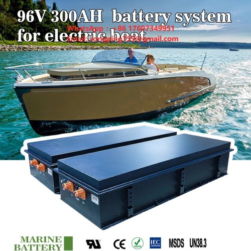 Batterie LiFePO4 Marine CTS 96V 300Ah 30kWh Zéro Émission pour Propulsion de Catamaran Personnalisée