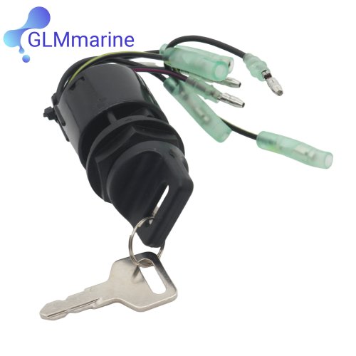 Ignition Switch with Key Replacement for Honda Outboard 15-225HP BF115 BF135 BF150 BF200 BF225 Remote Control Box 35100-ZV5-013