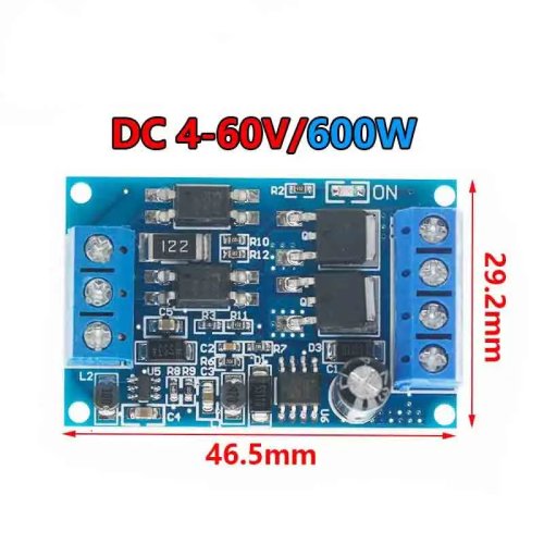 Módulo de controlador de disparo MOSFET de alta potencia 600W con control PWM y interruptor de disparo de nivel alto/bajo DC 4V-60V