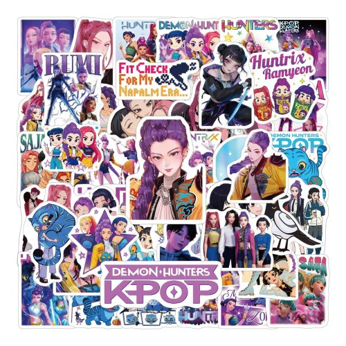 60 Autocolantes Anime Girls Lumi Mila Zoi Witch Hunter Impermeáveis DIY para Portátil, Telemóvel, Garrafa de Água, Mala, Skateboard