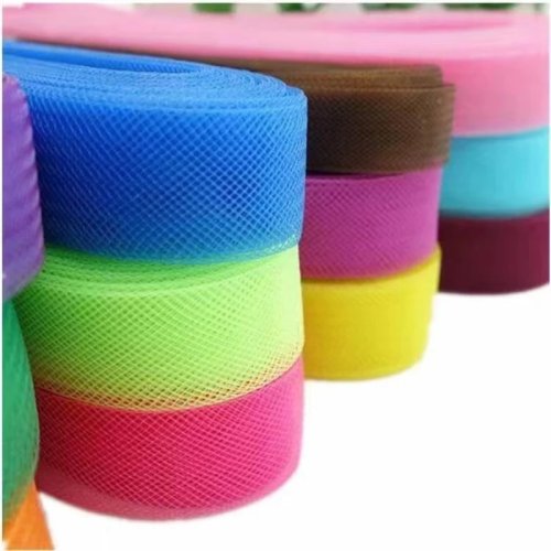 5cm 6cm 10cm 4'' Crinoline Paardenhaarvlecht Netstof Zacht Polyester voor Trouwjurk Rokken Maken Knutselen