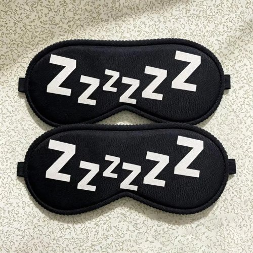 Masker Tidur Lucu Motif Kartun - Penutup Mata Blokir Cahaya, Nyaman Cekung, untuk Travel, Wanita & Pria