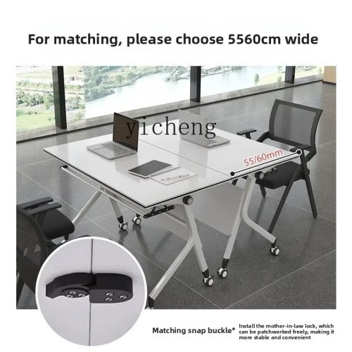Bàn hội nghị gấp gọn, bàn văn phòng di động, bàn đào tạo cho lớp học và cơ sở giáo dục